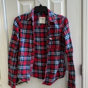 Abercrombie & Fitch plaid flannel
